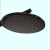 Верхний душ PAINI 250 мм, круглая, черный брашированный PVD (PZ) (50PZ759TT25)