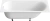 Ванна Bas "Афина 150х70" белый глянец (ВА00025)