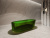 Прозрачная ванна ABBER Kristall зеленая (AT9706Emerald)
