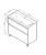 AM.PM X-Joy, База под раковину, напольная, 100 см, 2 ящика, белый глянец (M85AFSX1002WG)