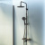 Am.Pm X-Joy, душ.система: см-ль д/ванны/душа с ТМС, душ.штанга,верхний душ 220мм, ручн душ,черный (F0785A522)
