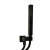 Комплект ручной лейки PAINI квадратный, черный брашированный PVD (PZ) (53PZ440QQAO)
