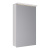 Шкаф зеркальный Lemark ZENON 45х80 см 1 дверный, петли слева, с козырьком-подсветкой, с розеткой, цвет корпуса: Белый глянец (LM45ZS-Z)