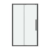 Дверь в нишу 100.K33.02.140.21.00 Cosmo (140*195) черный матовый, стекло прозрачное, 1 место (100.K33.02.140.21.00)