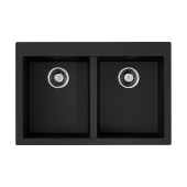 Omoikiri Bosen 80-2-BL Tetogranit/черный (4993836)