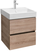 Тумба для раковины Jacob Delafon TOLBIAC 50 см, цвет Дуб Давос натуральный (установка с раковиной Sully) (EB1378-E75)