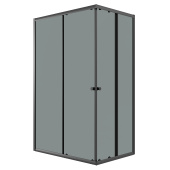 Душевое ограждение Niagara Eco NG-1129-14QT (120х90х190) прямоугольник,раздвижное,черный,стекло тонированное,1 место (NG-1129-14QT)