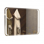 AZARIO зеркало Valeria влагостойкое с  подсветкой 1000*800 (CS00064488)