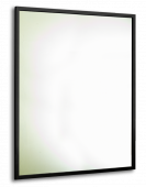 Зеркало Aquanika Metallica реверсивное крепление, металлическая рама /100х60/ (черный) (AQM10060RU135)