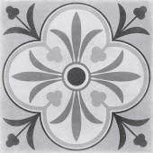 Плитка Cersanit грес глаз. Motley Сер. 29,8*29,8 _крупный узор 1 \50,88 (C-MO4A093D)