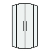 Душ.ограждение 301.K33.02.9090.42.00 Cosmo (90*90*195) полукруг,раздвижн,графит сатин,стекло прозрач (301.K33.02.9090.42.00) Душ.ограждение 301.K33.02.9090.42.00 Cosmo (90*90*195) полукруг,раздвижн,графит сатин,стекло прозрач (301.K33.02.9090.42.00)