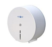 Диспенсер Nofer для туалетной бумаги круглый из стали белый XL (05001.XL.W)
