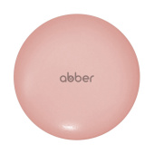 Накладка на слив для раковины ABBER розовая матовая, керамика (AC0014MP)