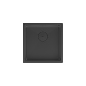 Кухонная мойка Lemark OLANGA 440 прямоугольная из нержавеющей стали цвет: Чёрный матовый (9932124)