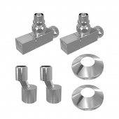 Комплект подключения Lemark LM03412S с квадратными вентилями (LM03412S)