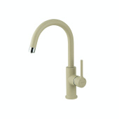 Смеситель для кухни Lemark COMFORT LM3073 с подключением к фильтру питьевой воды, цвет: бежевый (LM3073PBG)