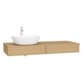 Модуль Vitra 120 см под раковину с выдвижным ящиком, левосторонний, дуб (65681)