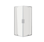 Душ.ограждение GR-1010 Forta (100*100*190) квадрат, двери распашные 1 место (GR-1010Fo)