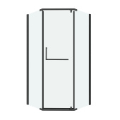 Душ.ограждение 302.K33.03.9090.42.00 Pragma (90*90*195) трапеция,распашн,графит сатин,стекло прозрач (302.K33.03.9090.42.00) Душ.ограждение 302.K33.03.9090.42.00 Pragma (90*90*195) трапеция,распашн,графит сатин,стекло прозрач (302.K33.03.9090.42.00)