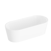 Ванна Vitra Geo 170x80 отдельностоящая+ножки+скрытый сифон (65370006000)