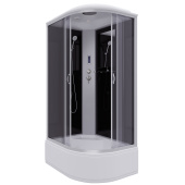 Душ.каб. NG-2510-14LP (1200х800х2150) высокий поддон(40см) стекло ТОНИРОВАННОЕ 4 места (25101434LP)