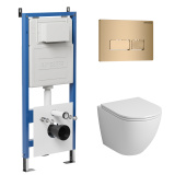 Комплект 3 в 1: инсталляция 900.K31.01.000+клавиша 700.K31.03.310.310+унитаз GR-4455S (97.4455S.03.310)