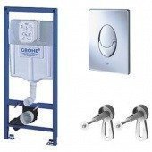 Система инсталляции для подвесного унитаза GROHE - Rapid SL (38721001) 3 в одном