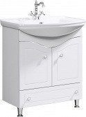 Тумба с умывальником напольная AQWELLA - Franchesca 76 (FR0107)