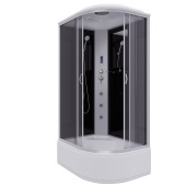 Душ.каб. NG-2510-14LF (1200х800х2150) высокий поддон(40см) стекло ТОНИРОВАННОЕ 4 места (25101434LF)