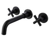 Смеситель ABBER Wasser Kreis для раковины, черный матовый (AF81121B)