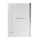 Шторка для ванны GR-108 (15х80*140) алюминиевый профиль, стекло ПРОЗРАЧНОЕ 6мм 1 место (GR-108)