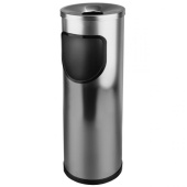 Пепельница уличная Nofer круглая из нержавеющей стали матовый (14122.2.S) Пепельница уличная Nofer круглая из нержавеющей стали матовый (14122.2.S)