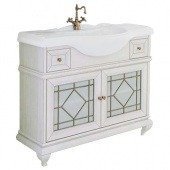 Тумба под умывальник AQUATON - Беатриче 105 слоновая кость с патиной (1A187201BEM60)