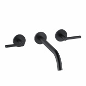 KLUDI NOVA FONTE смес. для умыв. на 3 от.; черный PURISTIC длина излива 240 мм (201463915)