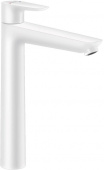 Смеситель для раковины Hansgrohe Talis E 240 без донного клапана матовый белый (71717700)