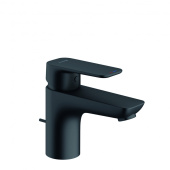 KLUDI PURE&STYLE однорычажный смеситель на умывальник 75, черный матовый (403823975)