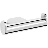 Крючок для полотенец настенный двойной Nofer Santorini (16343.B) Крючок для полотенец настенный двойной Nofer Santorini (16343.B)