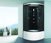 Душ.каб. NG-212-01N (1000х1000х2200) высокий поддон(48см) стекло ТОНИРОВАННОЕ 4 места (2120134N)