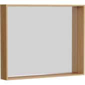 Зеркало Aqwella Basic в раме 80х100 см (BAS0210DZ)