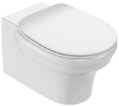 Чаша подвесного безободкового унитаза Jacob Delafon CLEO, белый (EDZ102-0)