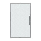 Дверь в нишу 100.K33.02.130.10.02 Cosmo (130*195) хром, стекло шиншилла, 1 место (100.K33.02.130.10.02)
