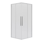 Душ. ограждение NG-6623-34 (90*90*195) квадрат, раздвижная, хром, стекло прозрачное, 1 место (NG-6623-34)