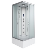 Душ.каб. NG-1108-14F (900х900х2150) средний поддон(26см) стекло МАТОВОЕ 4 места с полкой (11081424F) Душ.каб. NG-1108-14F (900х900х2150) средний поддон(26см) стекло МАТОВОЕ 4 места с полкой (11081424F)