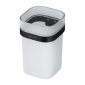 Стеклянный стакан с настенным держателем Am.Pm Func, черный (A8F34322)