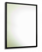 Зеркало Aquanika Metallica реверсивное крепление, металлическая рама/60х80/ (черный) (AQM6080RU134)