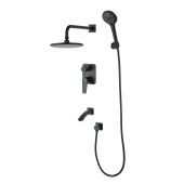 Смеситель Lemark Bronx для ванны и душа, встраиваемый (LM3722BL)