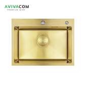 Кухонная мойка AVIVACOM 60*45 нано-золото (NG6045)
