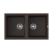 Omoikiri Tedori 86-2-DC Tetogranit/темный шоколад (4993928)