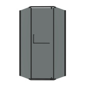 Душ.ограждение 302.K33.03.9090.21.10 Pragma (90*90*195) трапеция,распашн,черн. матов,стекло тонирован. (302.K33.03.9090.21.10) Душ.ограждение 302.K33.03.9090.21.10 Pragma (90*90*195) трапеция,распашн,черн. матов,стекло тонирован. (302.K33.03.9090.21.10)