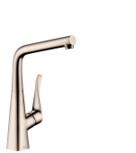 Смеситель д/кухни HANSGROHE Metris сталь (14822800) витринный образец